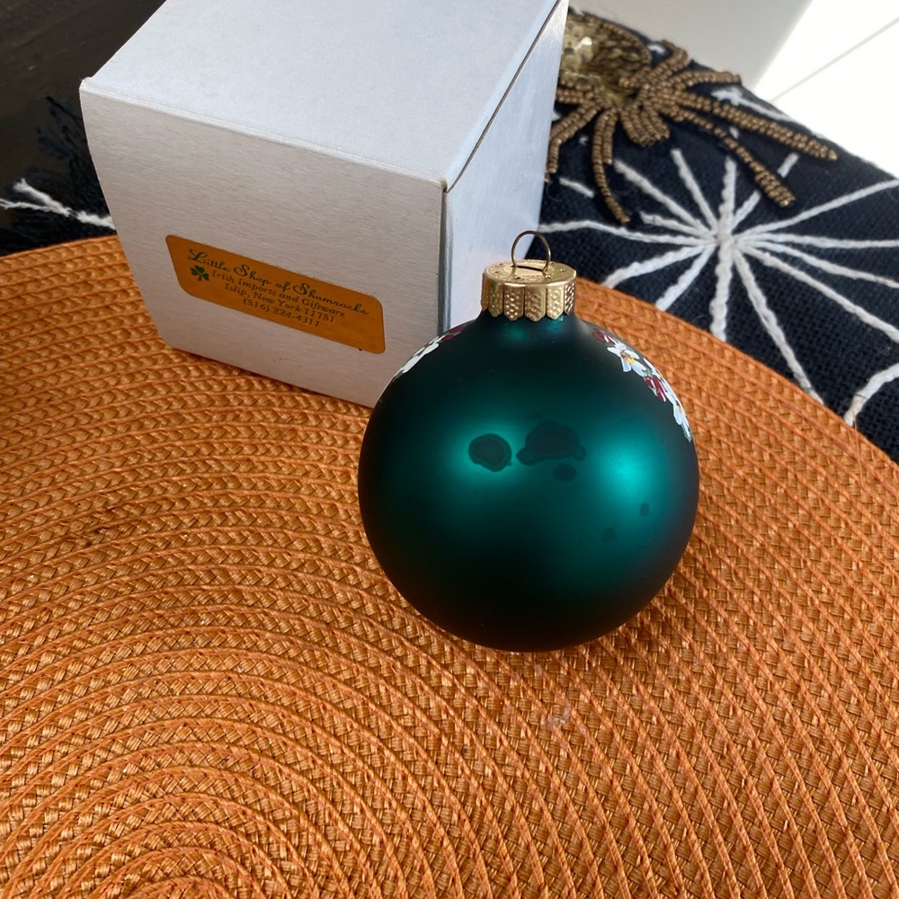 Irish Blessing Christmas Ornament in Box, Little Shop of Shamrocks - Picture 3 of 5